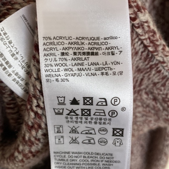 Levi's Knit Marled Tie Waist Cardigan, Size Medium - Picture 10 of 12